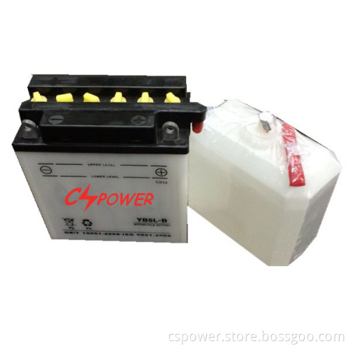 Dry Charged Vented Motorcycle Battery 12V4ah